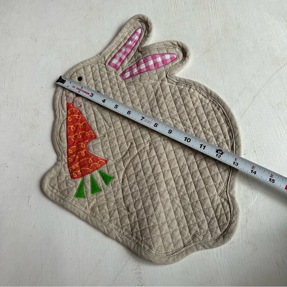 Set of Four Easter Bunny Placemats